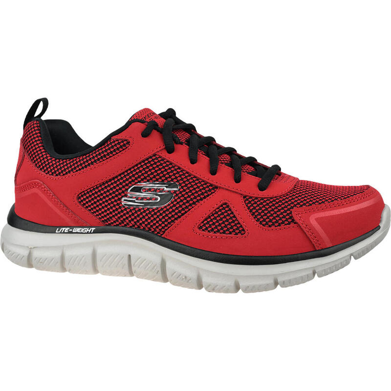 Skechers Track-Bucolo, Homme, Entraînement cardiaque, chaussures, rouge