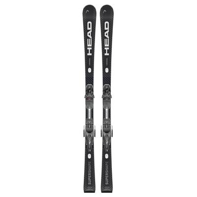 Head Supershape e-original sw ski pack + Prd 12 gw bindungen Schwarz Mann