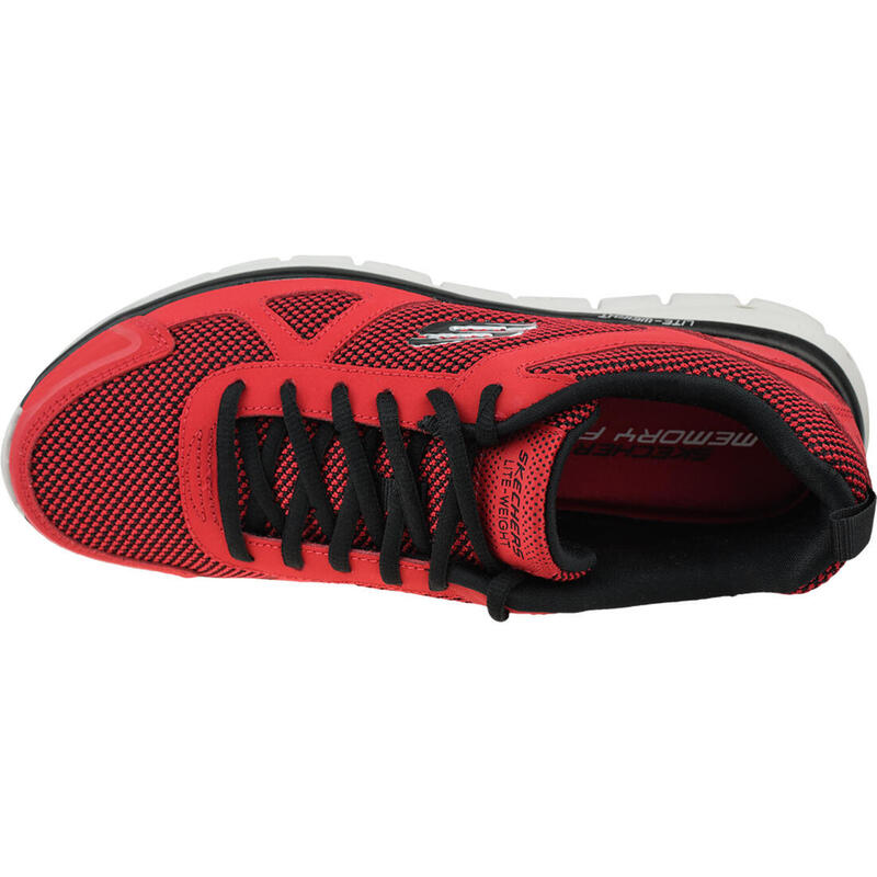 Skechers Track-Bucolo, Homme, Entraînement cardiaque, chaussures, rouge