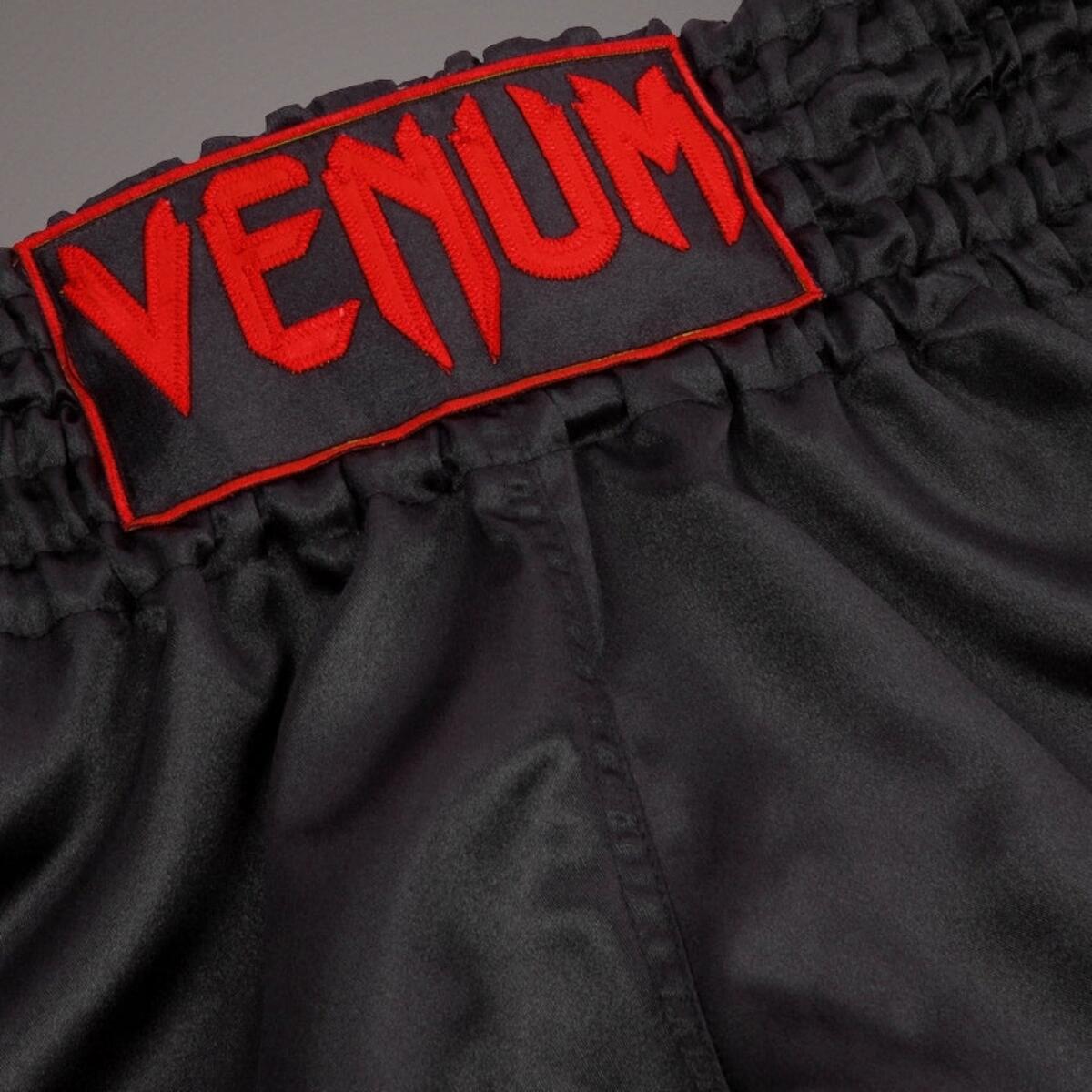 Venum Short Muay Thaï Classic Noir/Rouge S 2/7