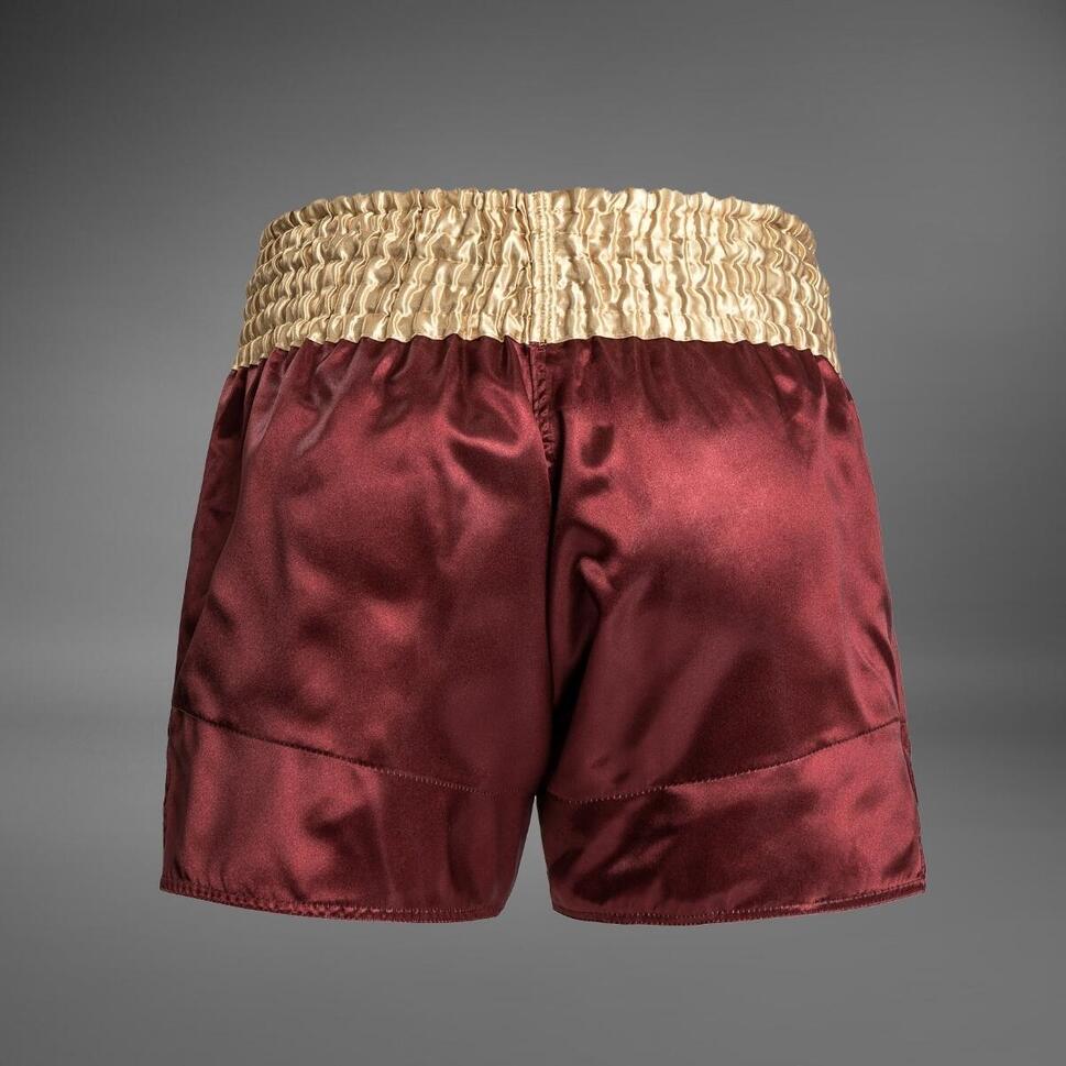 Venum Spodenki Muay Thai Burgundowe/Złote/Białe