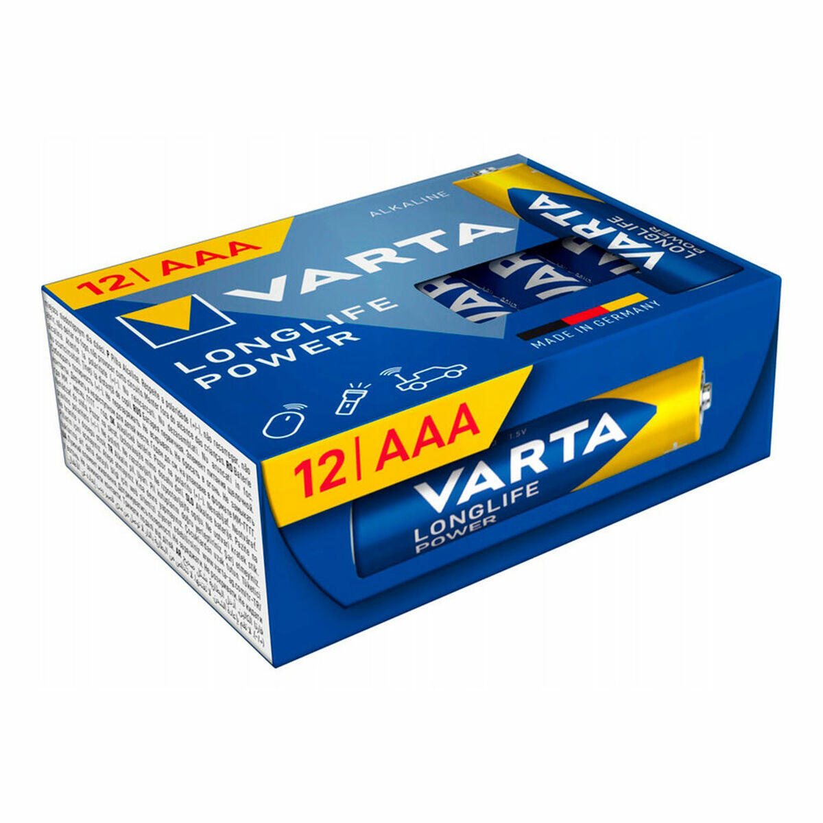 Varta - Batteries Varta Longlife Power Cube Aaa - Lr03 12 Unités - Pile - Multicolore - No Size - Decathlon