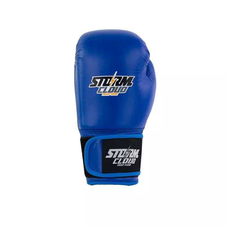 Oficjalne turniejowe rękawice bokserskie niebieskie StormCloud x PZMT 10oz 2/7