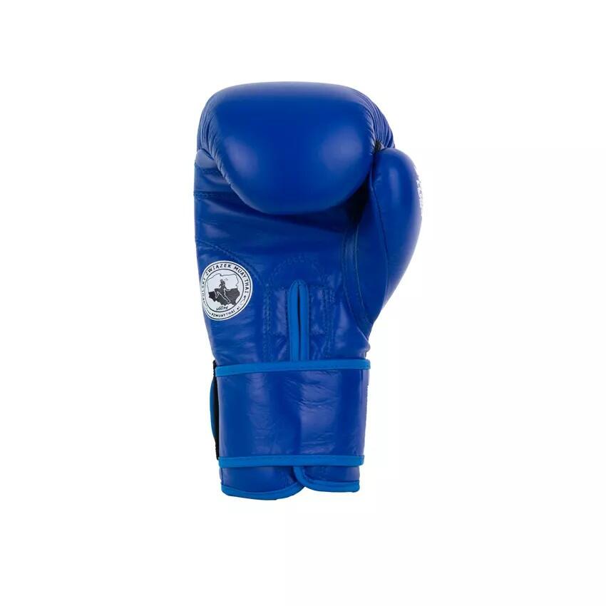 Oficjalne turniejowe rękawice bokserskie niebieskie StormCloud x PZMT 10oz 7/7