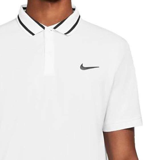 Polo Nike Dri-FIT VICTORY in Bianco e Nero per Uomo - Taglia S 3/5