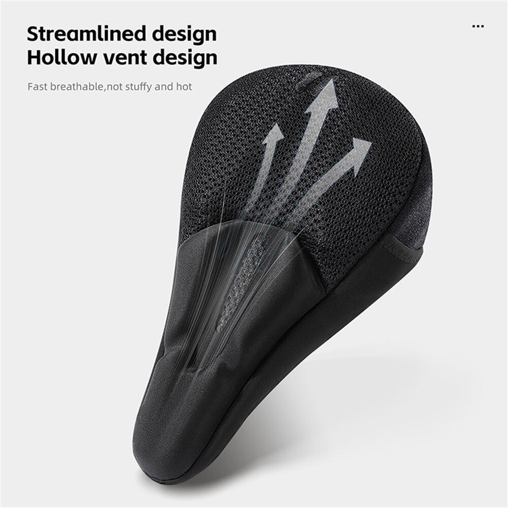 Housse de selle vélo silicone 3D amortissante et respirante 7/7