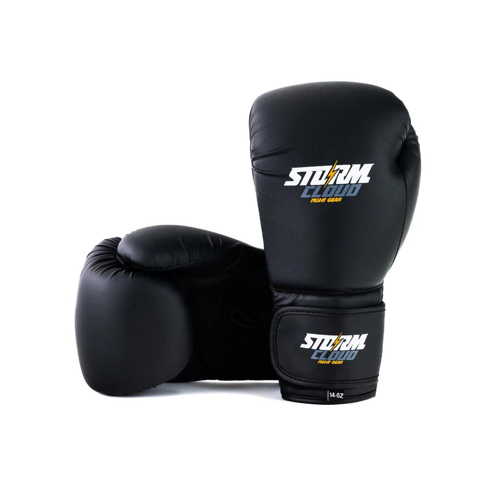 StormCloud Rookie Boxing Gloves Black/White 12oz