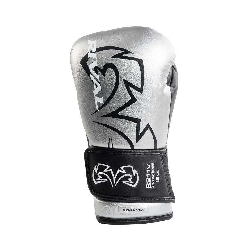 Rękawice Bokserskie Rival Sparingowe RS11V Srebrne 18oz 6/7