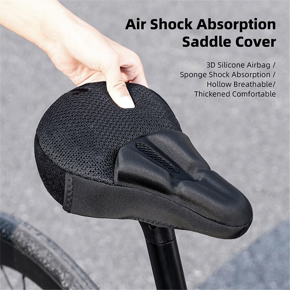 Housse de selle vélo silicone 3D amortissante et respirante 6/7