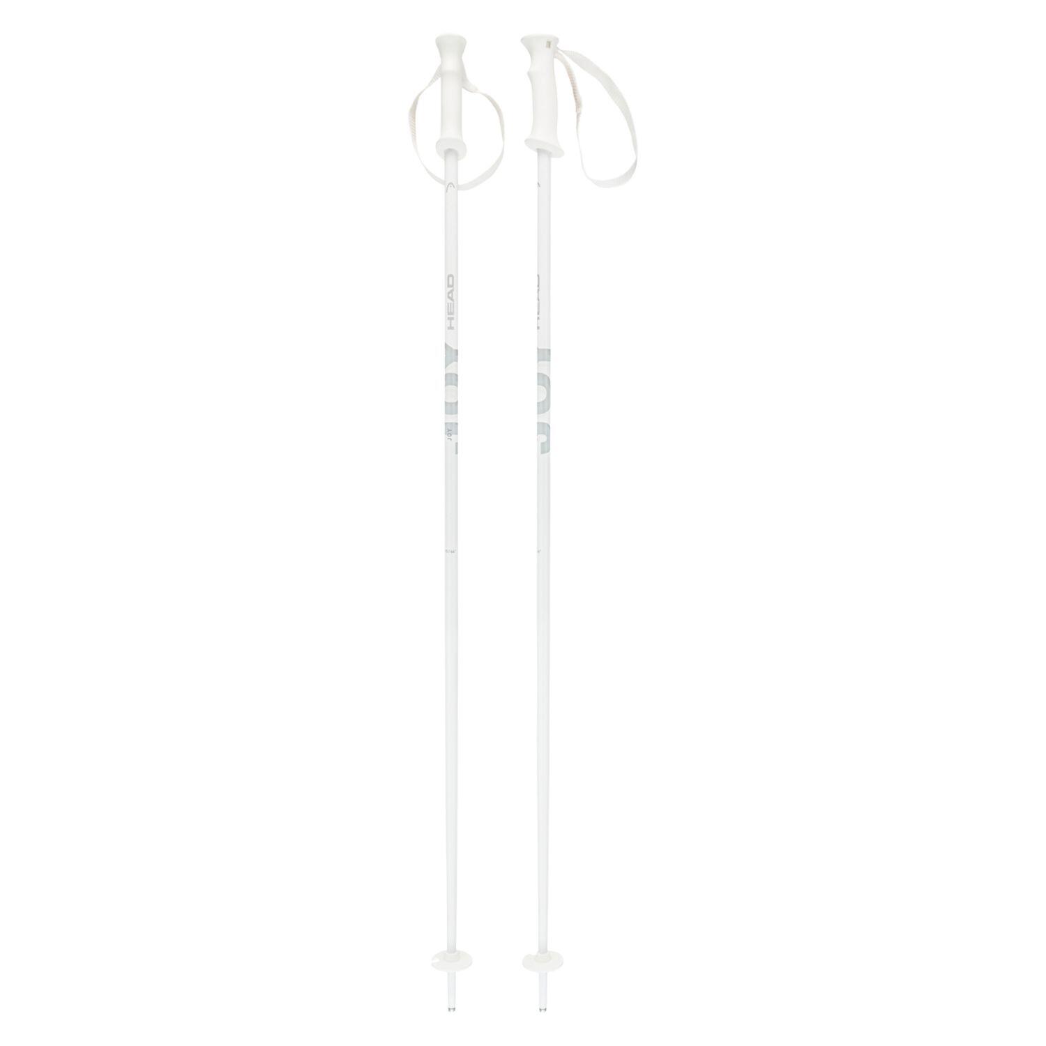 Head - Batons De Ski Joy White Femme - Bâton De Ski - Blanc - 125 Cm - Decathlon
