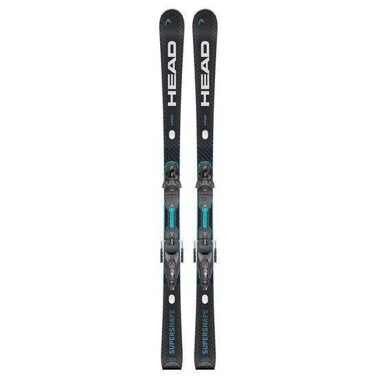 Head Supershape e-speed sw Ski Pack + Prd 12 gw Bindungen Schwarz Mann