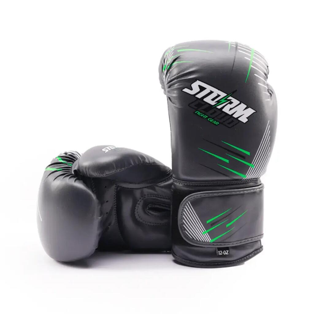 StormCloud StarFall Boxing Gloves Graphite-Lime 10oz