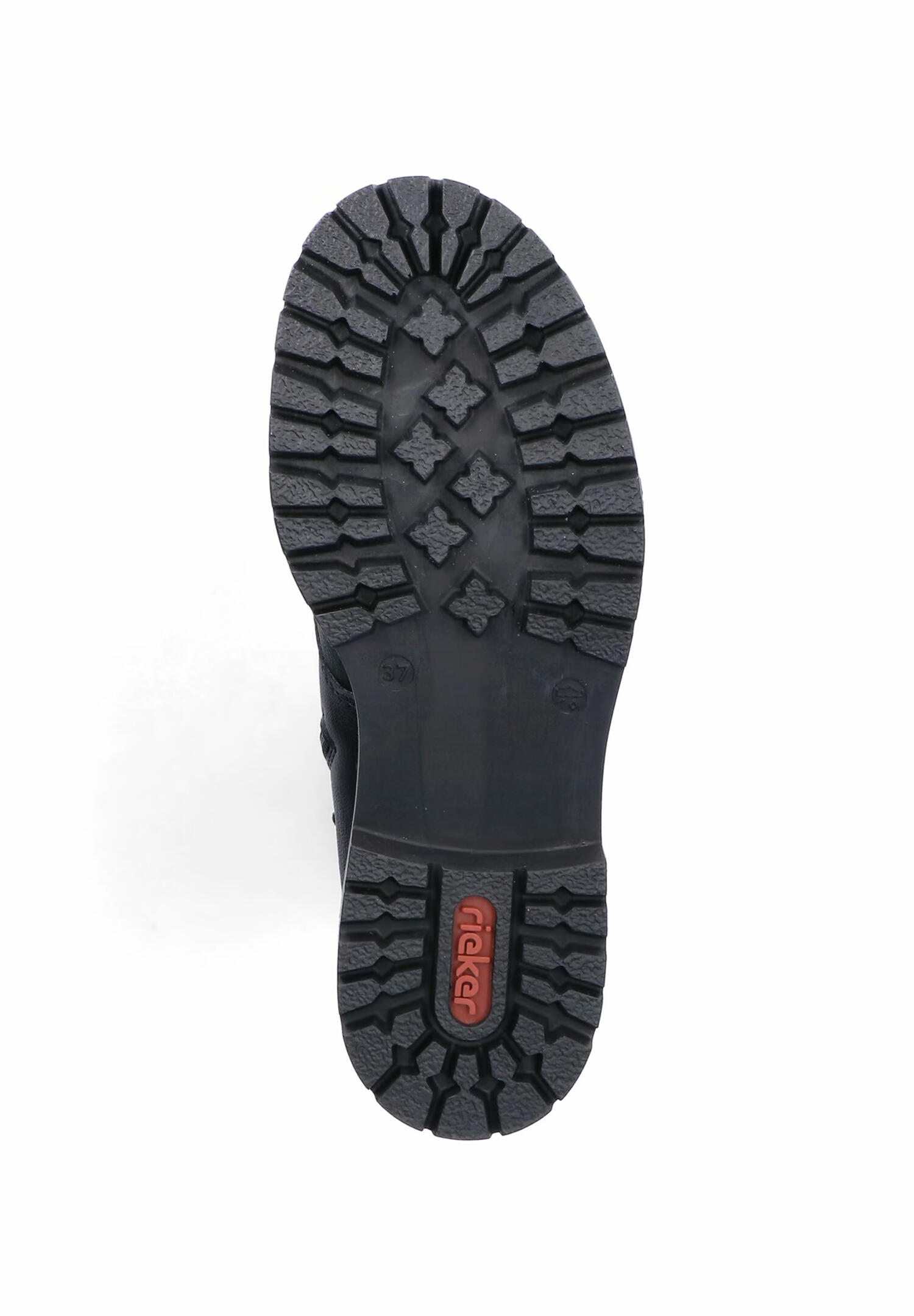 Rieker Damen Schnürstiefel warm gefüttert Stiefelette 72613-00 schwarz 5/5