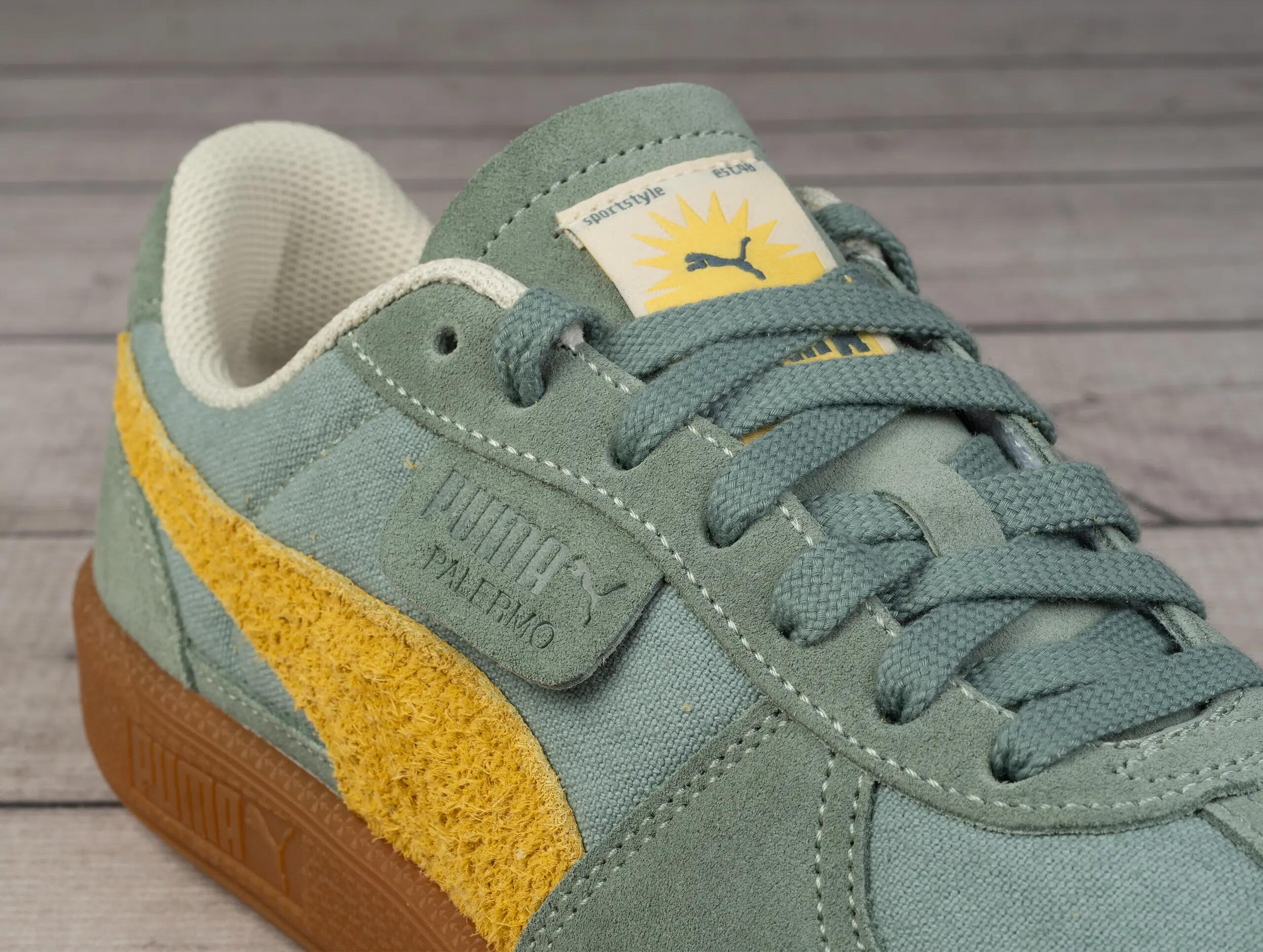 PUMA Palermo Weathered Herren Schuhe Grün 6/7
