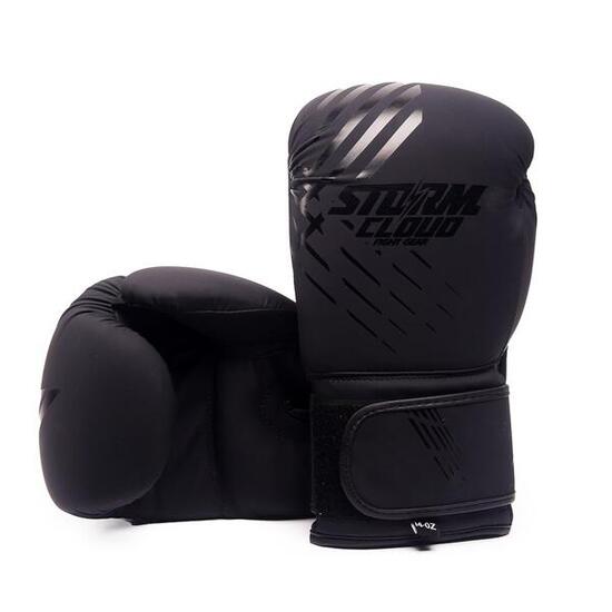 Rękawice bokserskie StormCloud Lynx Czarno-Czarne 8oz