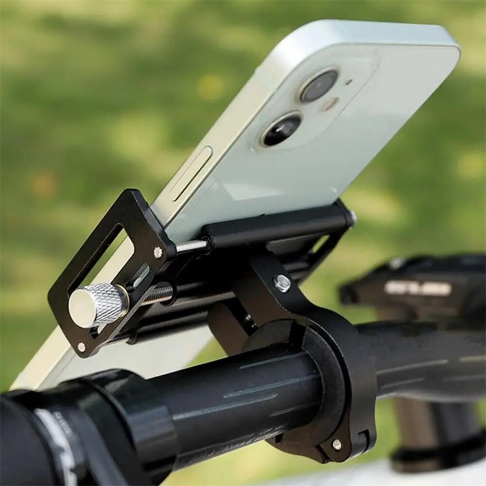 Supporto telefono bici alu regolabile 55–100 mm 3/7