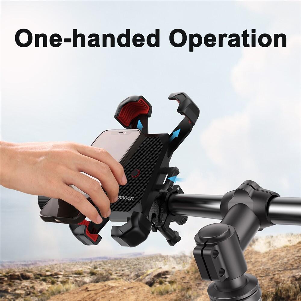 Support Téléphone Moto JOYROOM – Fixation Guidon, Verrouillage Auto 1s, Anti-vibration