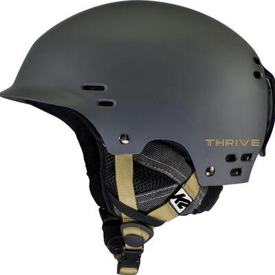 Skihelm / snow thrive donkergrijs man