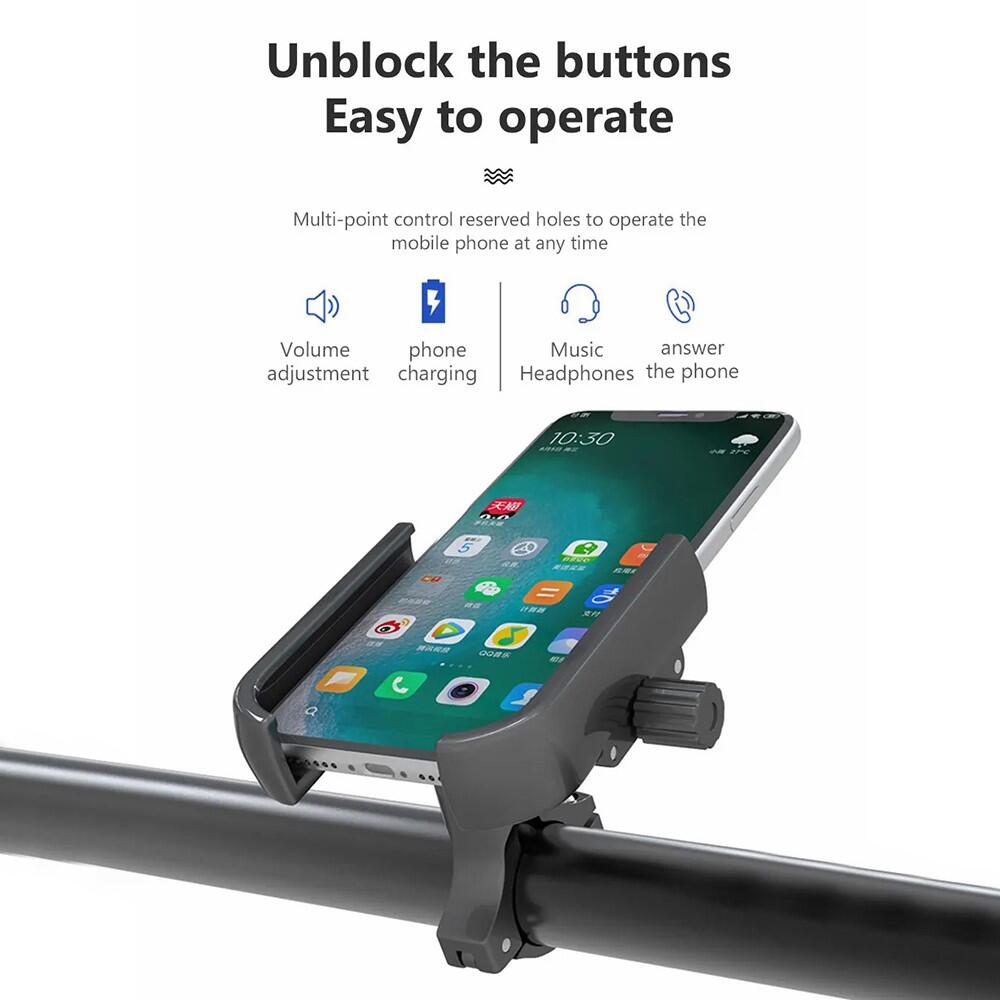 Support téléphone vélo aluminium rotation 360° GUB P40 5/7