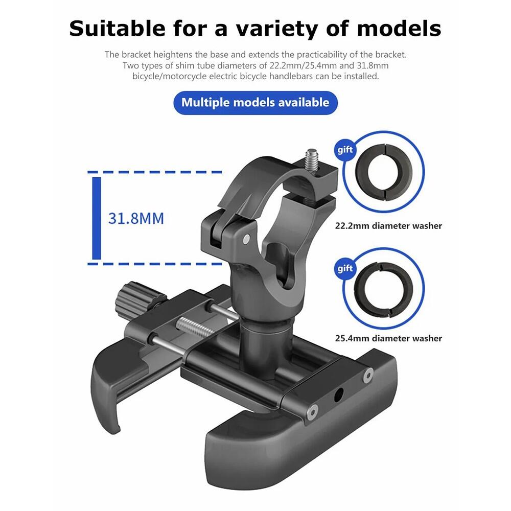 Supporto telefono bici alluminio rotazione 360° GUB P40 7/7
