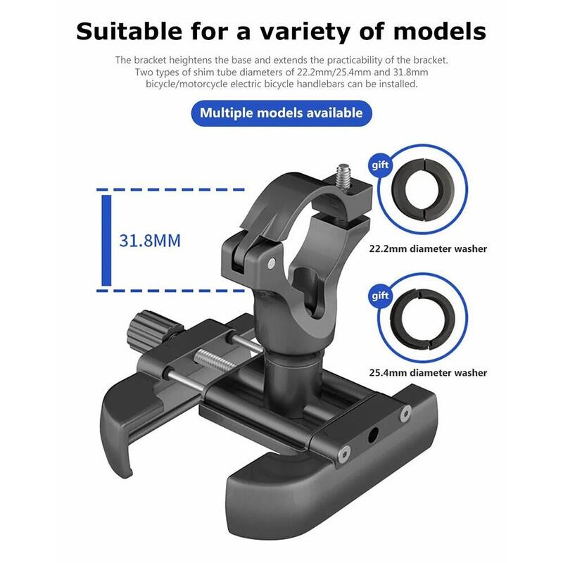 Suport telefon bicicletă aluminiu rotație 360° GUB P40