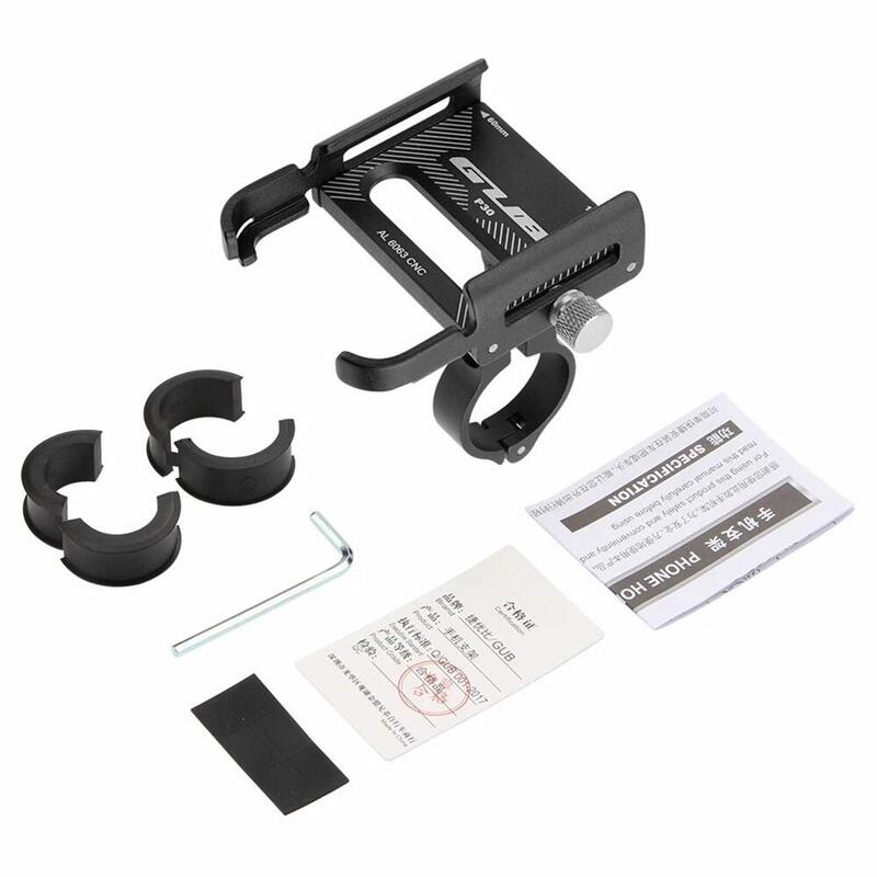 Suport telefon bicicletă aluminiu GUB P30 ghidon