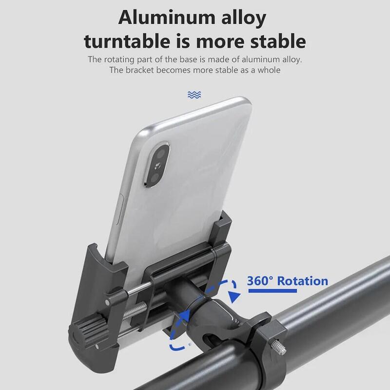 Suport telefon bicicletă aluminiu rotație 360° GUB P40