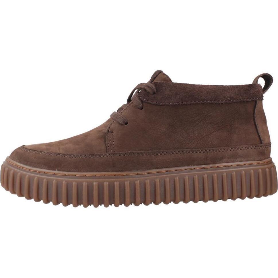 Kapcie CLARKS TORHILL HI Brązowy