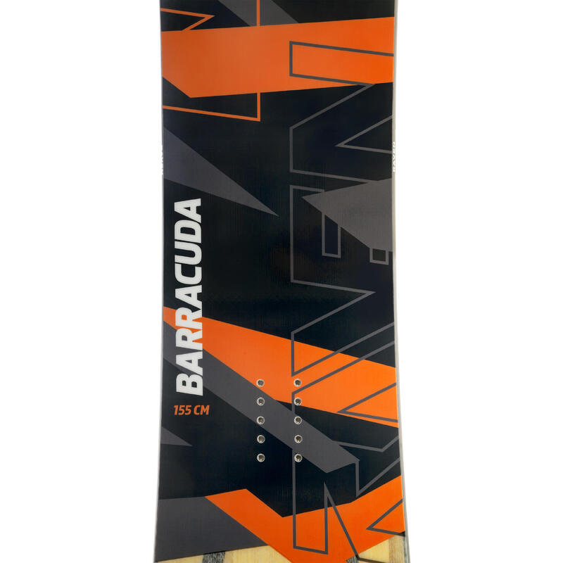 Placa snowboard RAVEN Barracuda Carbon, Portocaliu, Barbati