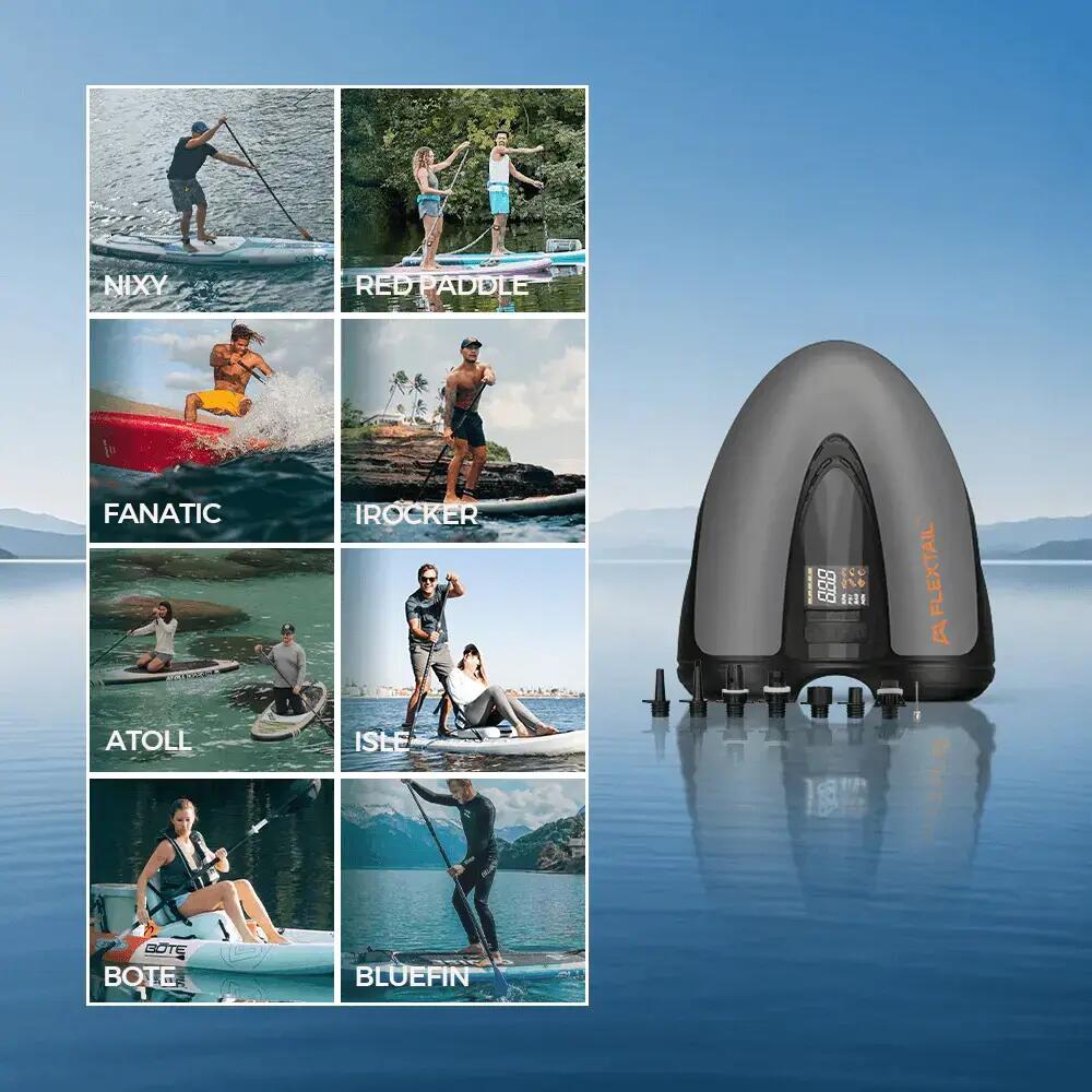 EVO SUP PUMP PRO – pompa SUP si auto, presiune pana la 45 PSI/3 bari, 8000 mAh 3/7
