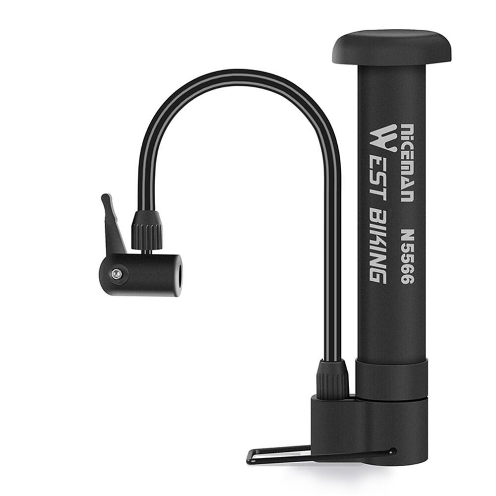 Bomba pé bicicleta 80 PSI portátil para e-bike 2/7