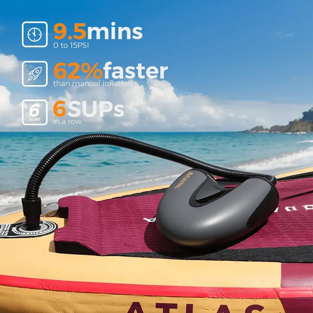 EVO SUP PUMP PRO – pompa SUP si auto, presiune pana la 45 PSI/3 bari, 8000 mAh 5/7