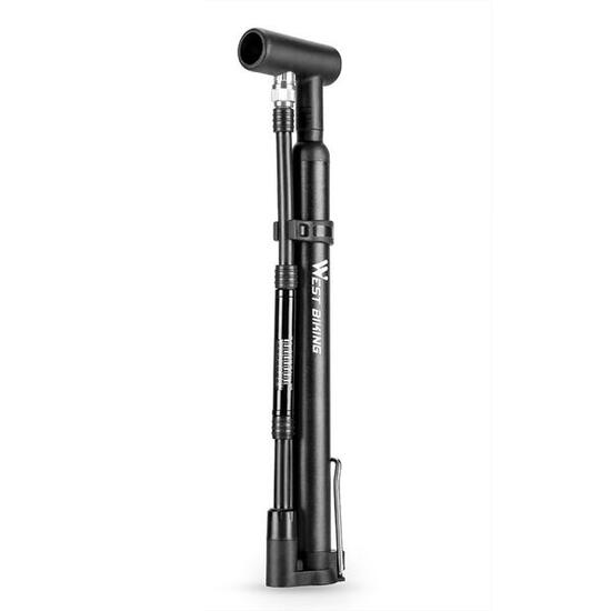 Pompe vélo portable 120 PSI haute pression Presta Schrader