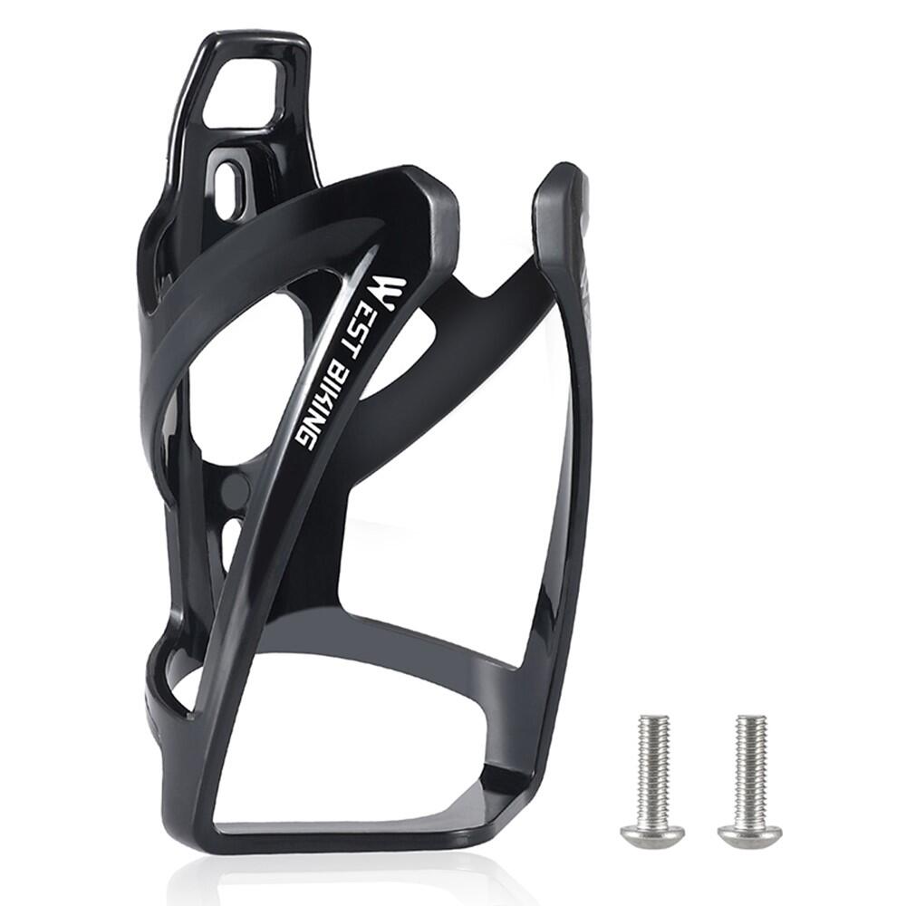 West Biking - Porte-bidon Vélo Plastique Avec Vis Pour Vtt Et Route - Support Porte Bidon - Noir - Decathlon