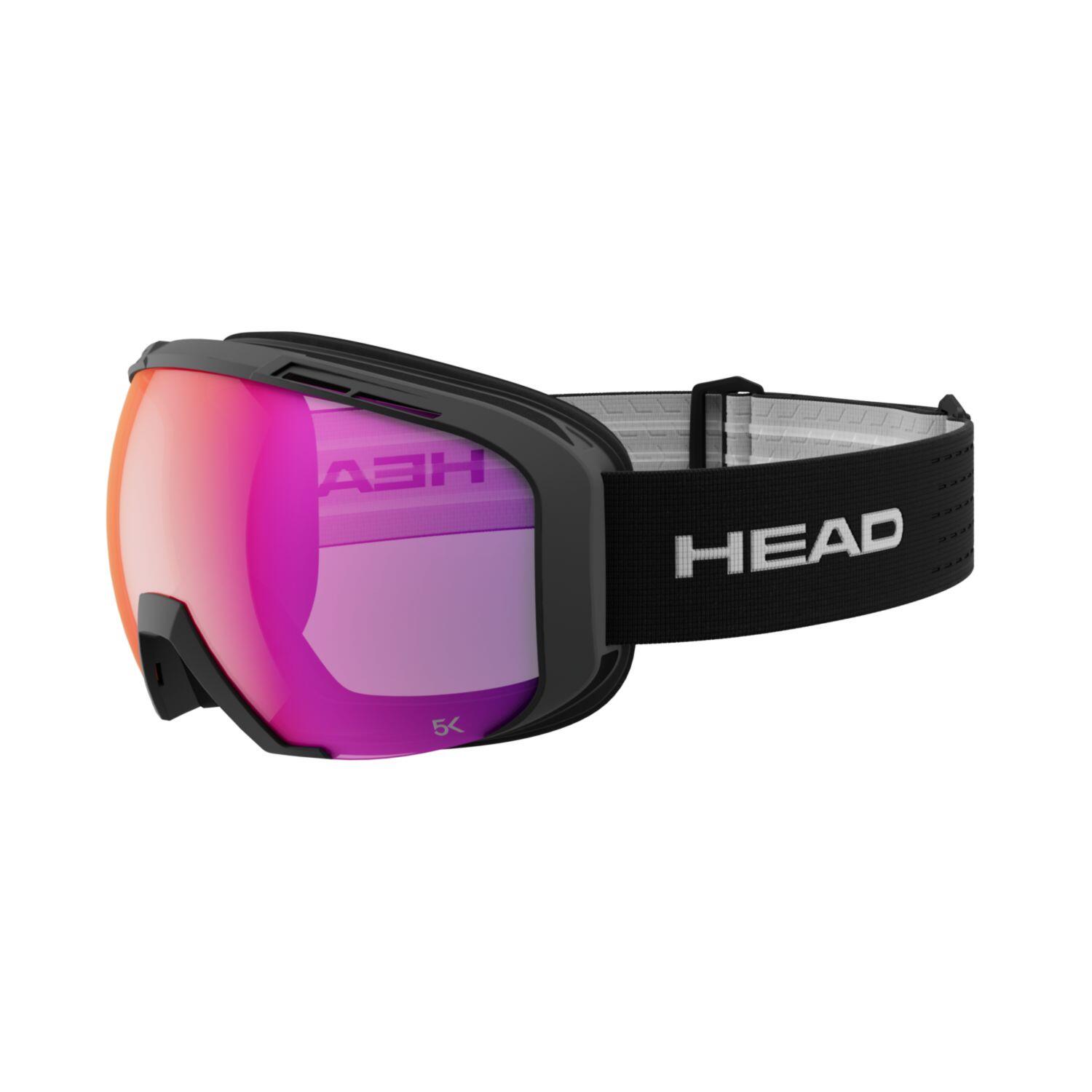Máscara esquí / nieve Head Otg 5k rojo negro Cat S2 Negro Adulto 1/1