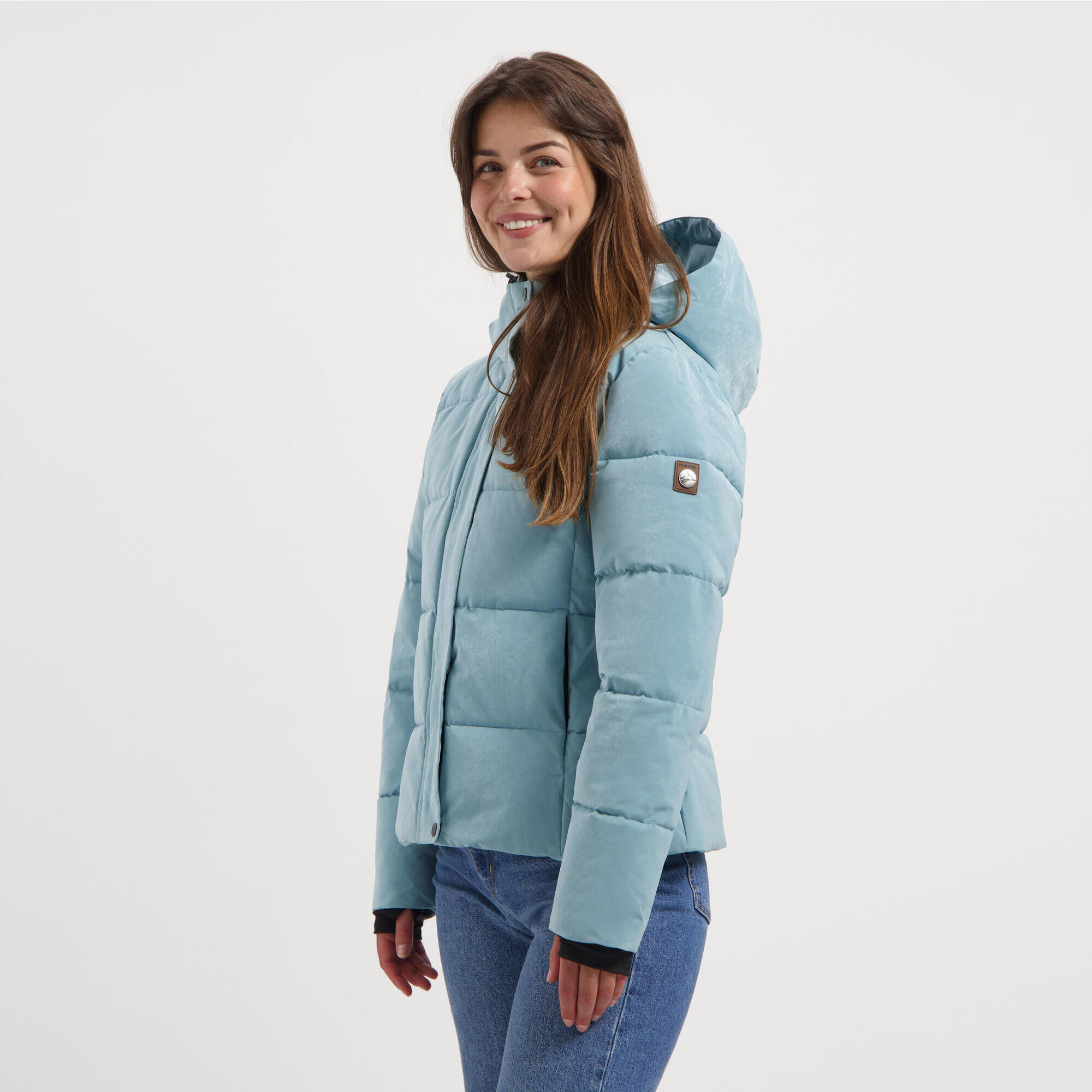 Travelin' - Norra Femmes - Doudoune - Imperméable - Bleu Clair - Doudoune Synthétique - Bleu - Decathlon