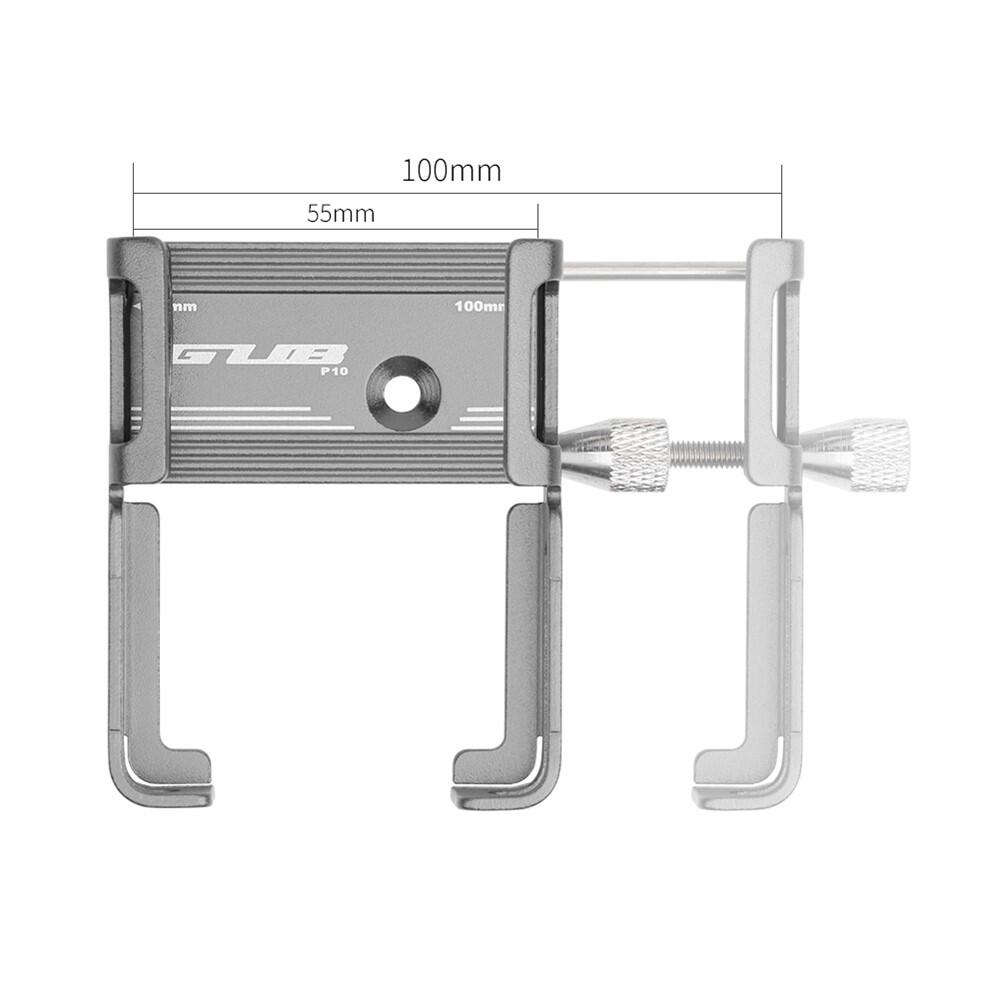 Supporto telefono bici/moto alluminio GUB P10 4/7