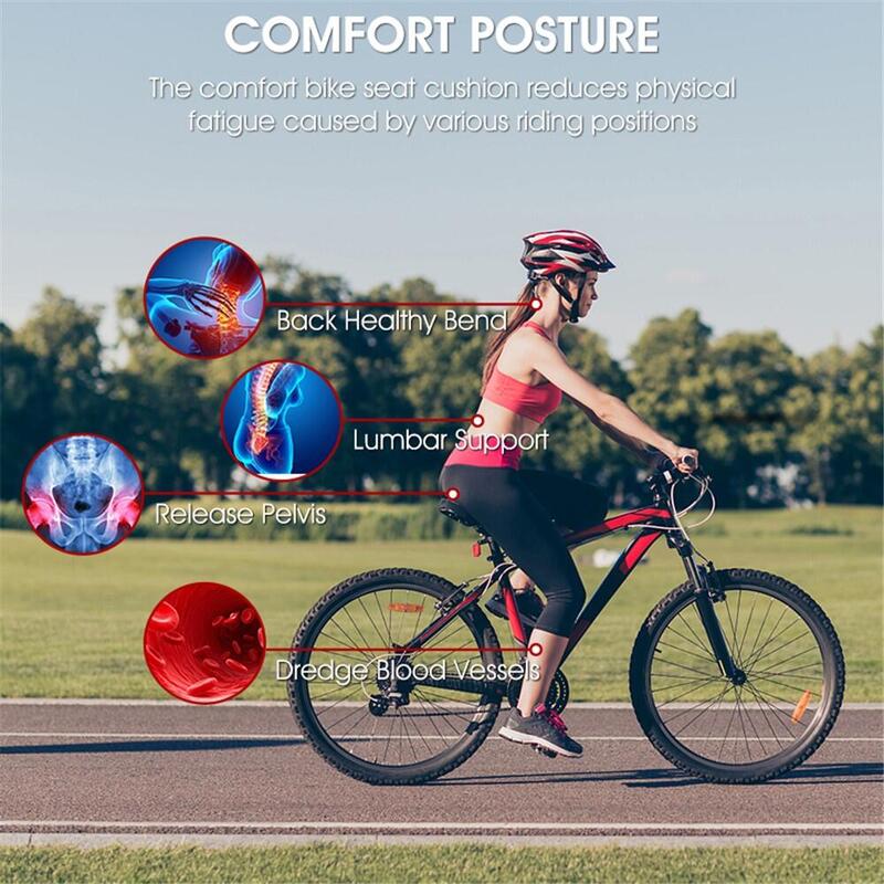 Șa bicicletă PU moale reflectorizantă MTB antishock