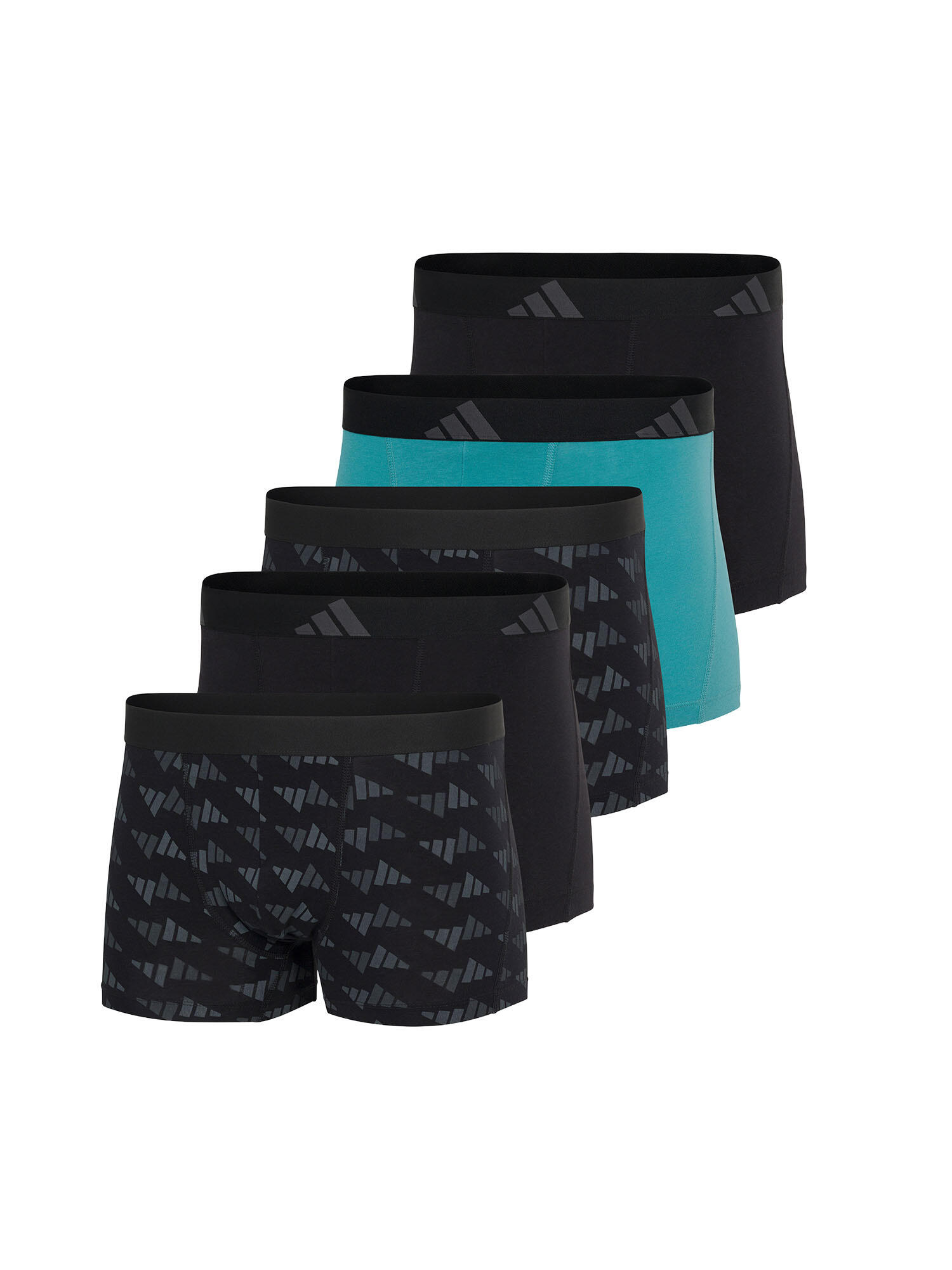 ADIDAS Trunk eng anliegende Boxershorts Herren - Active Flex Cotton mehrfarbig
