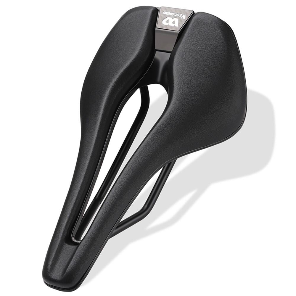 Breathable Short PU Bike Seat with Central Cutout