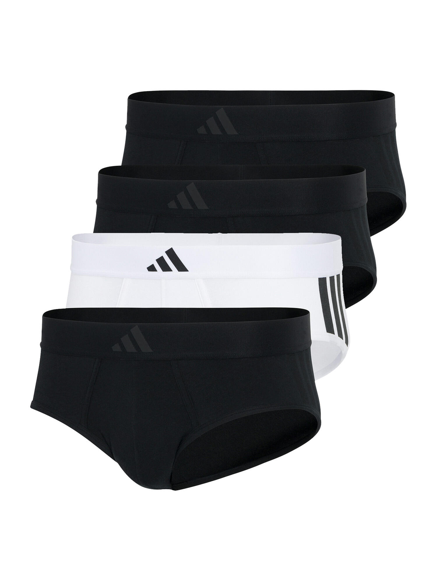 ADIDAS Training Slip klassisch Beinfreiheit Herren - Active Flex Cotton 3 Stripes mehrf