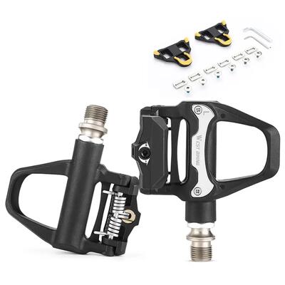 Set klikpedalen cr-mo staal met 2-gats plaatjes