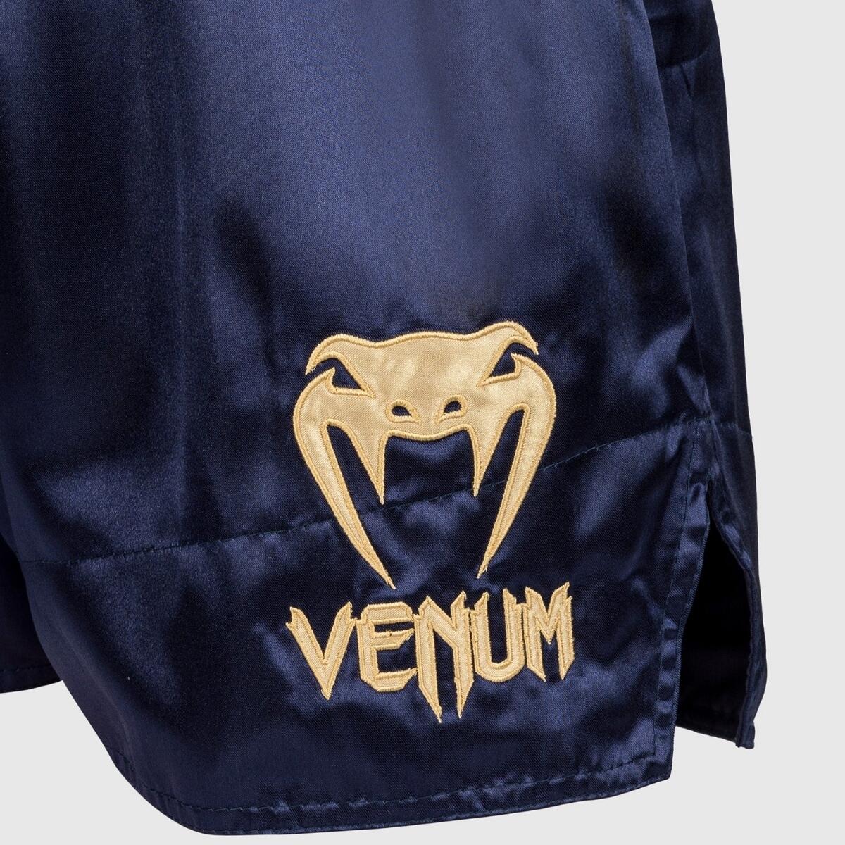 Venum Classic Muay Thai Shorts Blue/Gold XXL 2/4