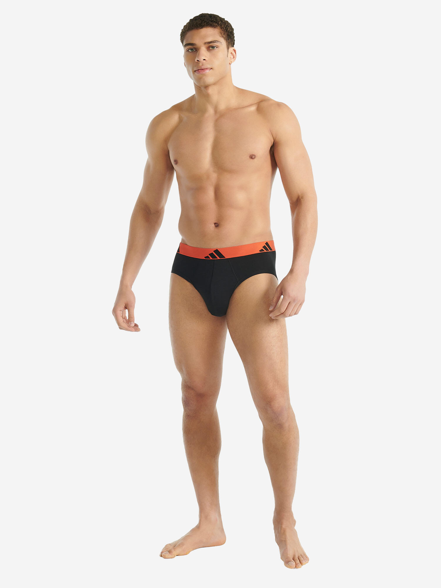Slip klassisch Beinfreiheit Herren - Active Flex Cotton schwarz 6/7