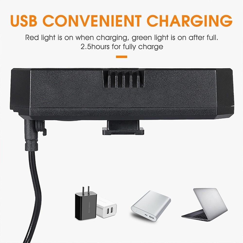 Luz traseira LED bicicleta IPX6 USB comando 5 m e alarme 4/7