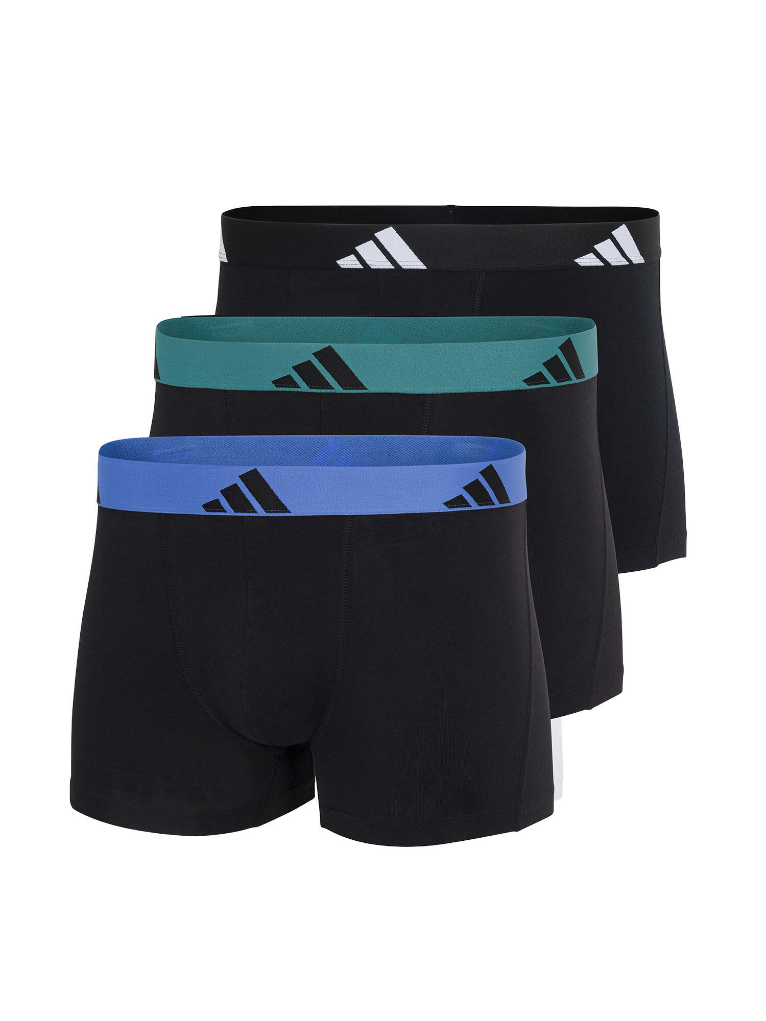 ADIDAS Trunk eng anliegende Boxershorts Herren - Active Flex Cotton schwarz