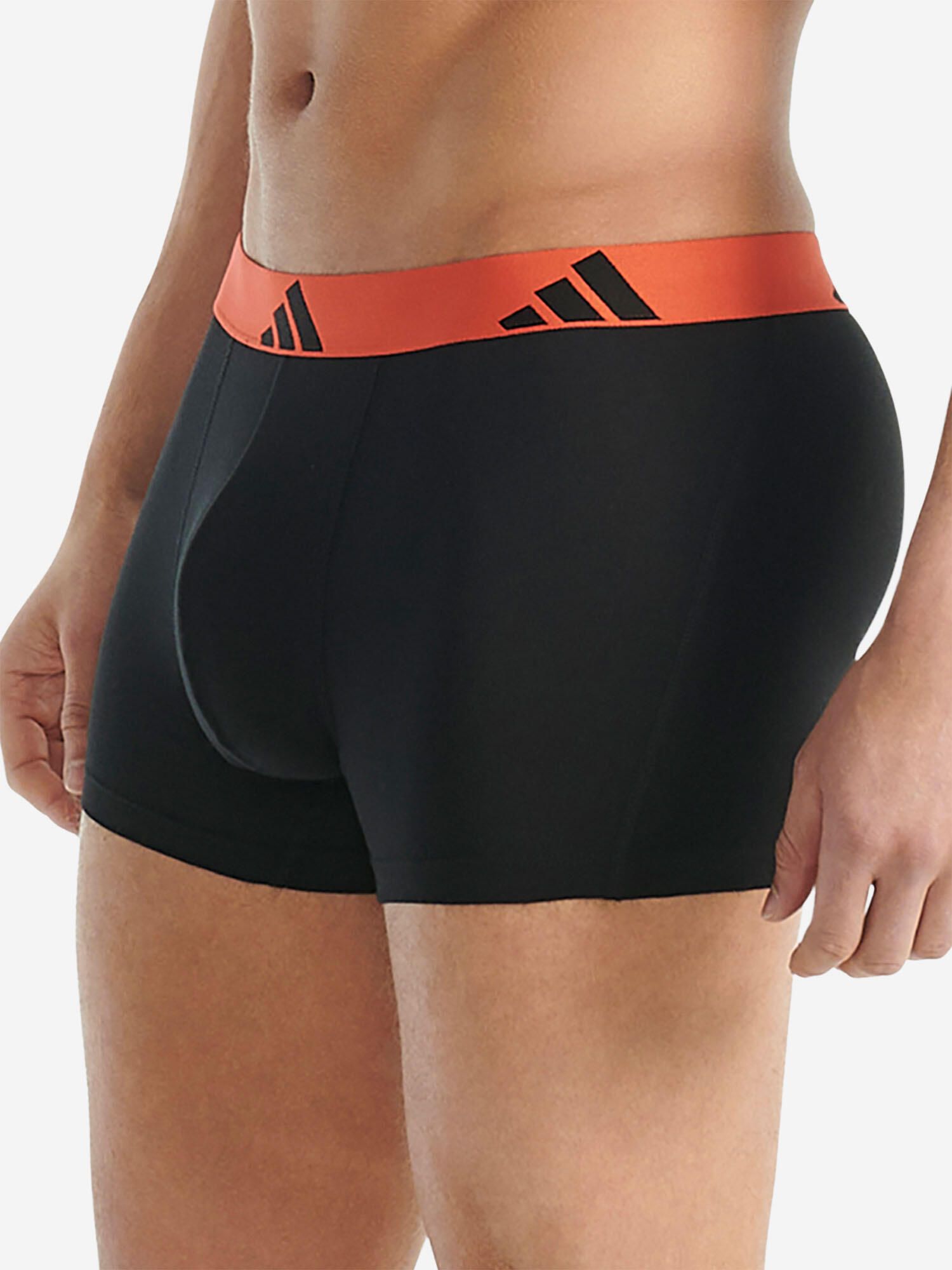 Trunk eng anliegende Boxershorts Herren - Active Flex Cotton schwarz 3/7