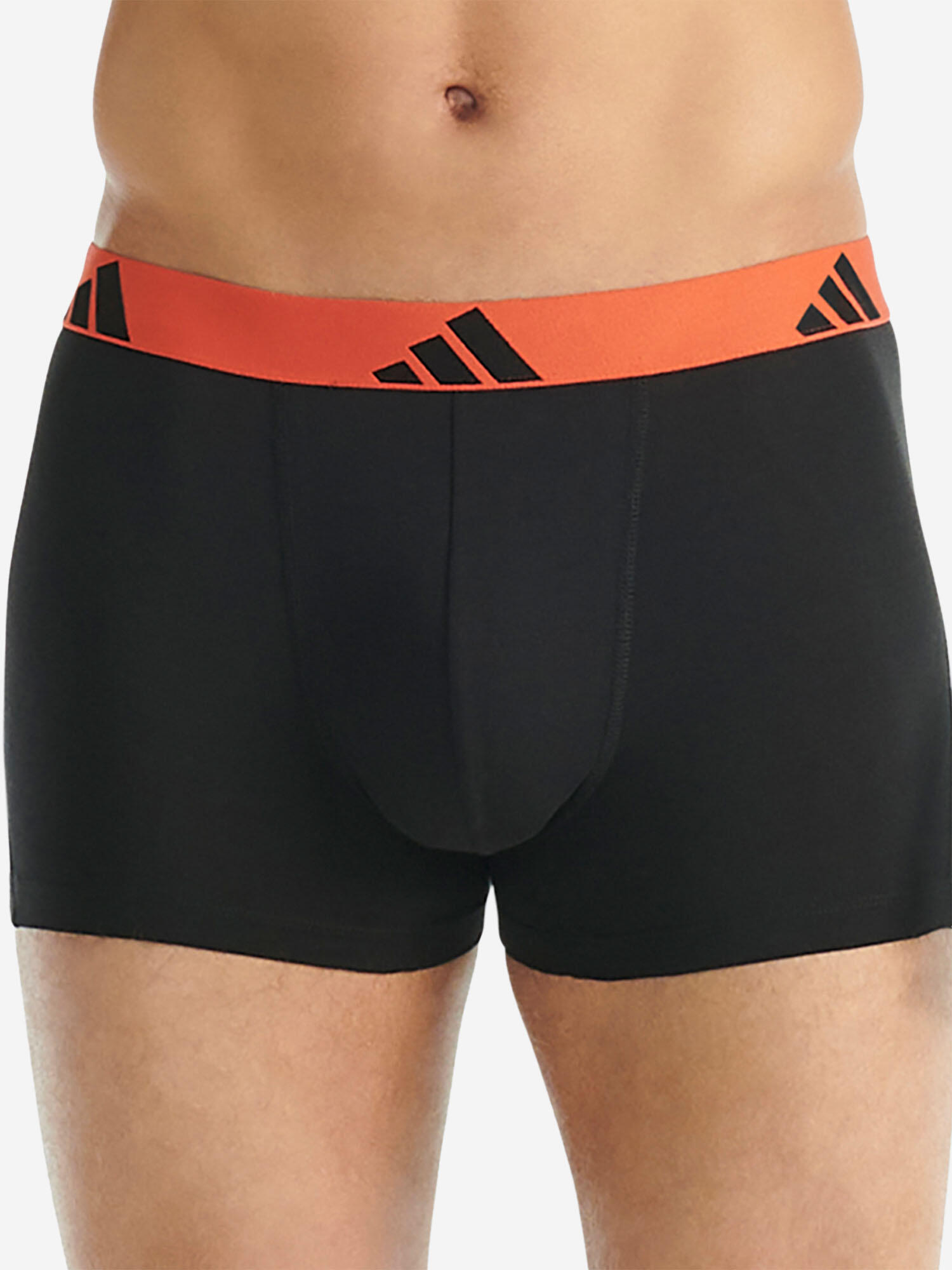 Trunk eng anliegende Boxershorts Herren - Active Flex Cotton schwarz 2/7