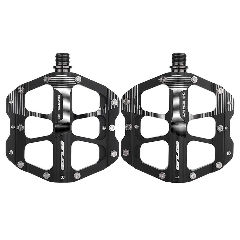 Aluminum Bike Pedal Set with 3 Bearings for Mountain Bikes