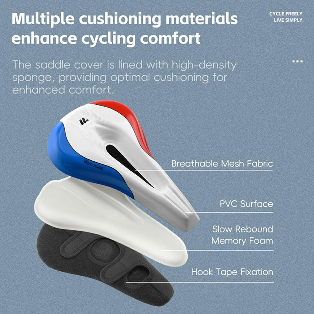 Housse de selle vélo route en mousse mémoire 3/7